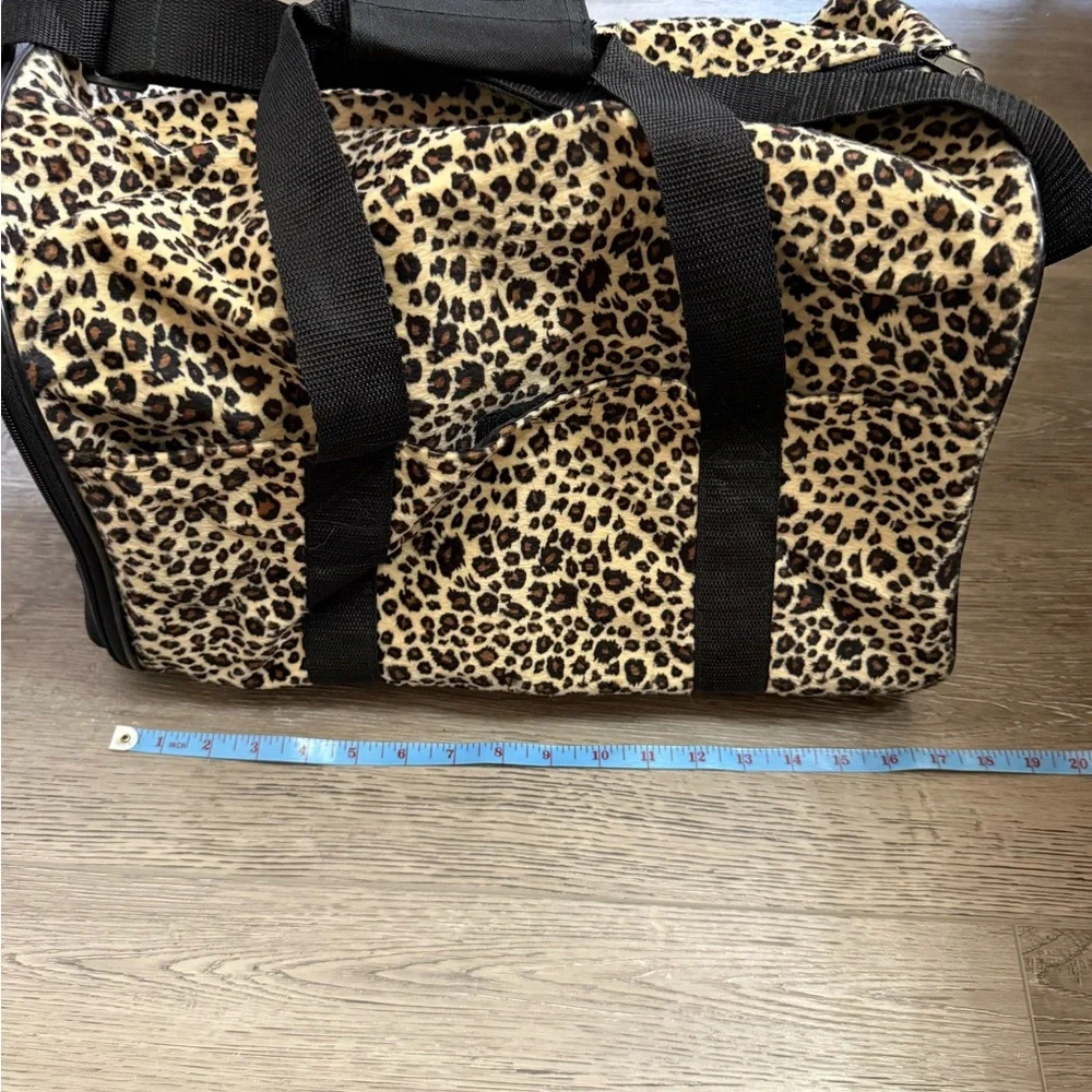 Leopard Print Duffel Bag